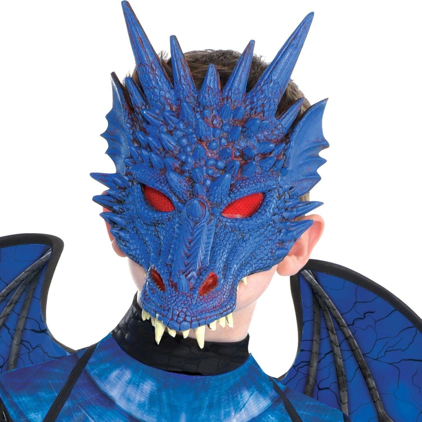 Amscan Deadly Dragon Costume For Boys, Includes Jumpsuit, Tail, And Mask, Medium