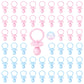 50 Pacifiers For Baby Shower Game Boy Girl, 2.75 Plastic Pacifiers Baby Shower Game, Bulk Baby Shower Pacifiers For Gender Revea