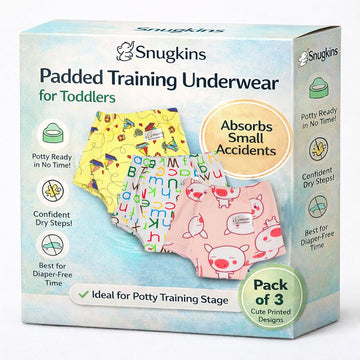 Snugkins  Snug Potty Training PullUp Pants For Babies/Toddlers/Kids. Reusable Potty Training Padded Underwear (3 Years4 Years