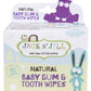 Jack N' Jill Natural Baby Gum & Tooth Wipes - Natural & Safe, Contains Only Water & Xylitol, Soft Cotton, Free From Fluoride & S