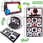 teytoy Tummy Time Mirror Infant Toys Newborn Toys 0-3 Months Brain Developmental Baby Mirror Tummy Time Toys Black and White Hig