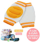 3 Pairs Baby Knee Pads For Crawling - Adjustable Breathable Waterproof Safety Protector, Elastic Knee Elbow Pads For Babies, Tod