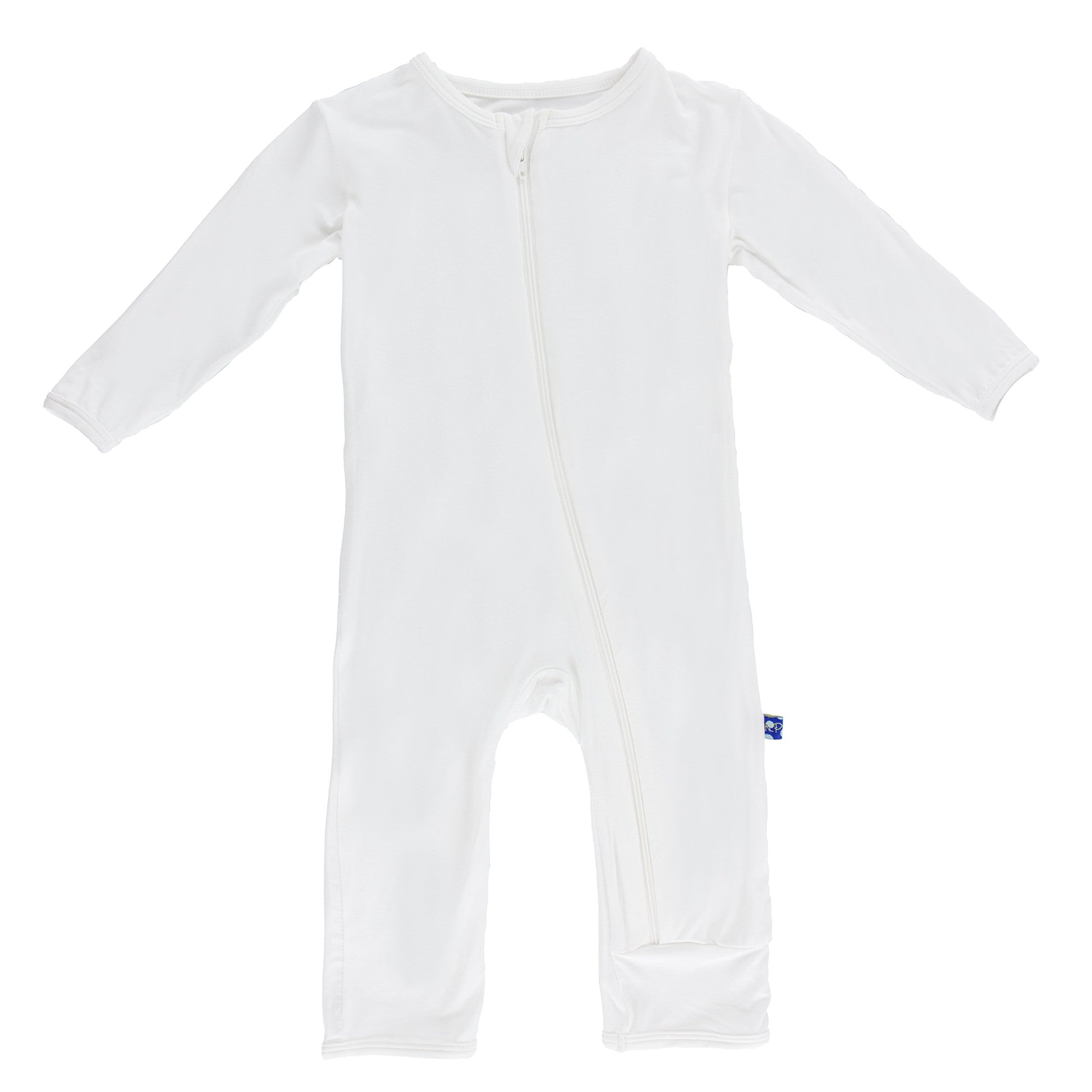 Kickee Pants Basic Coverall- Unisex Baby, Natural, 3-6 Months
