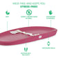 Evolur Eva Baby Changing Pad In Fuschia Pink, Soft, Lightweight And Portable Changing Pad, Fits All Changing Table, Waterproof F