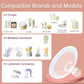 Pumpmom-Us 21Mm And 24Mm Oval Shields Compatible With Medela Breast Pump Parts, Replace Flanges Accessories For Pump In Style Pe