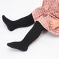 Stelle Toddler Girls Tights Baby Seamless Knit Thick Cotton Leggings Pantyhose(Infants/Kids/Childern)(Black,Xxs)