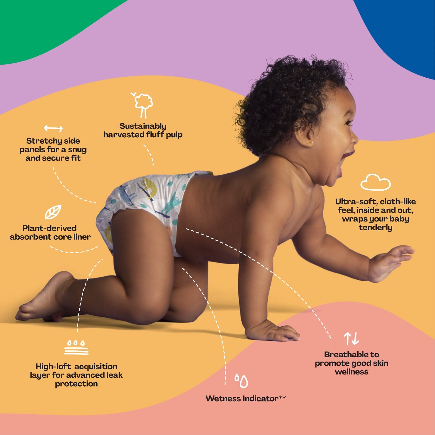 Hello Bello Premium Baby Diapers Size 3 I 27 Count Of Disposeable, Extra-Absorbent, Hypoallergenic, And Eco-Friendly Baby Diaper