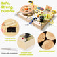 Montessori Busy Board for Toddlers Baby Busy Board Car Steering Wheel Wooden Sensory Board Travel Toys for Fine Motor Skill Gift