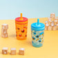 Zak Designs Sesame Street Kelso Toddler Tumblers For Travel Or At Home, 15Oz 2-Pack Durable Plastic Sippy Cups With Leak-Proof D