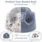 Caruili Minky Seat Cover For Bumbo, Ultra Soft Comfortable, Removable Baby Floor Seat For Boys & Girls, Gray Animal