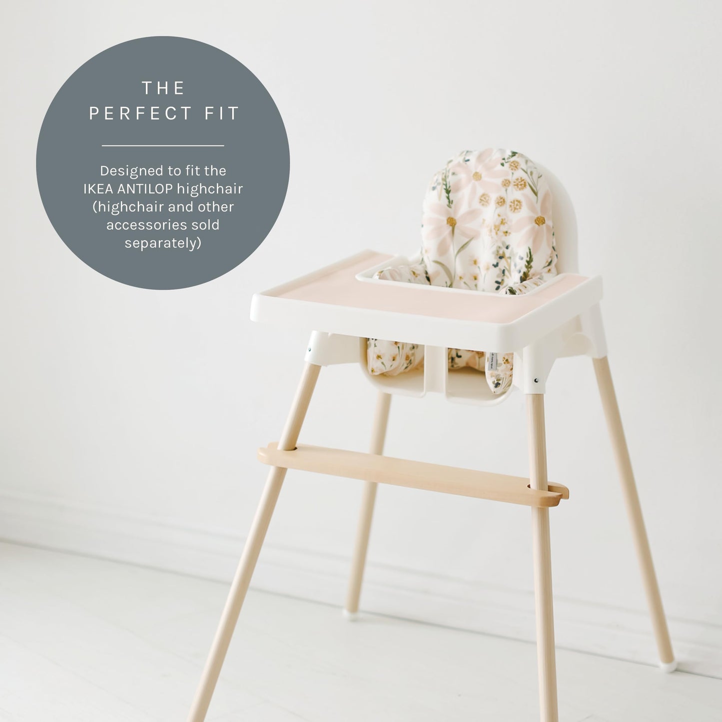 Yeah Baby Goods Adjustable Ikea High Chair Footrest (Brich) - Attachable Ikea Antilop Highchair Footrest For Safer Mealtimes