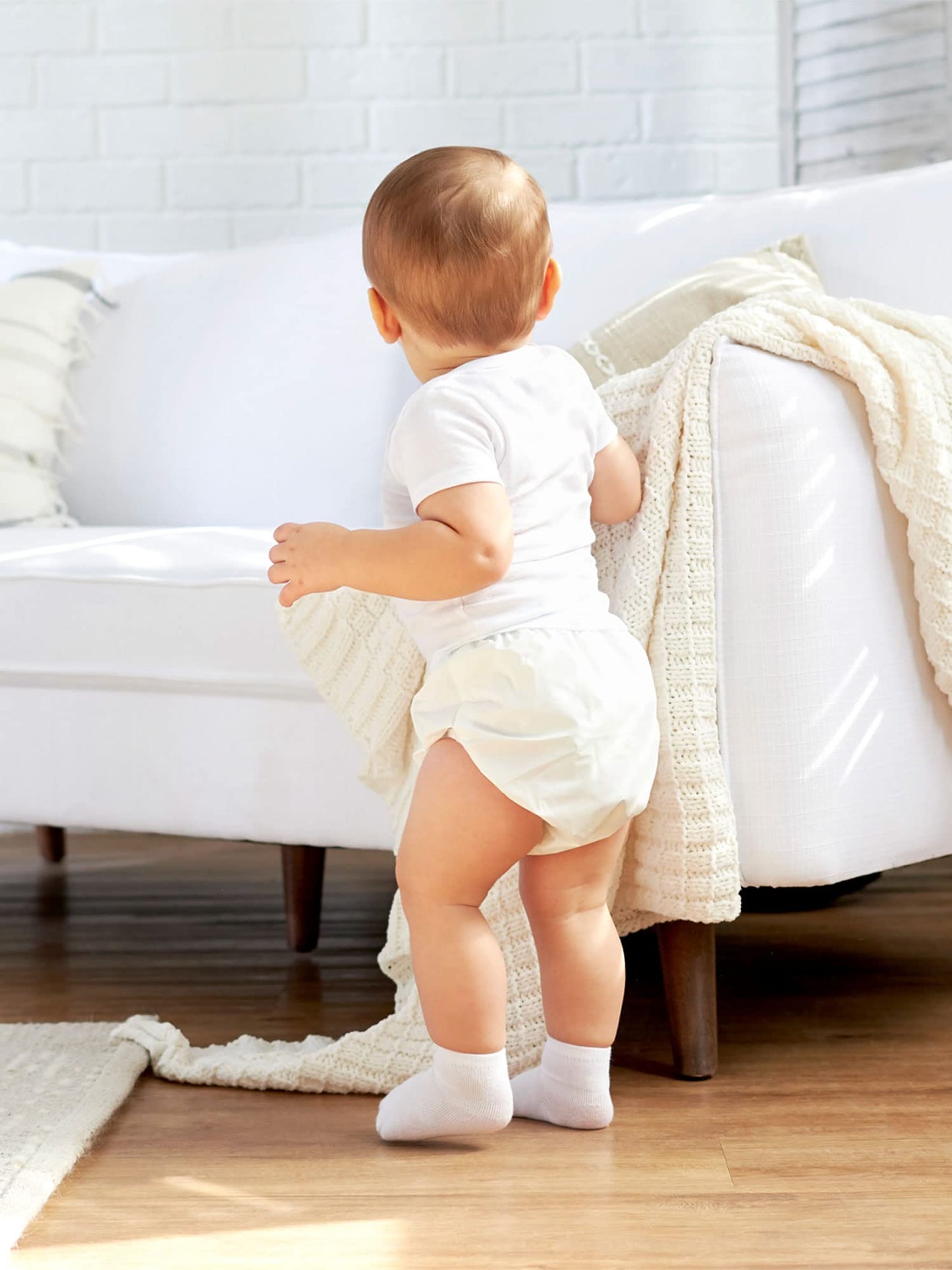 Gerber Unisex Baby 12-Pair Sock Bundle White 3-6 Months