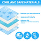Orzbow Gel Car Seat Cooler Pad For Babies, Car Seat Cooling Pad With Waterproof Liner For Potty Training, Toddler Stroller Cooli
