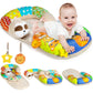 Urmywo Tummy Time Mat - 4 In 1 Cozy Tummy Time & Seated Support Pillow, Sitting Support For Newborn 0-12 Months, Infant Baby Sit