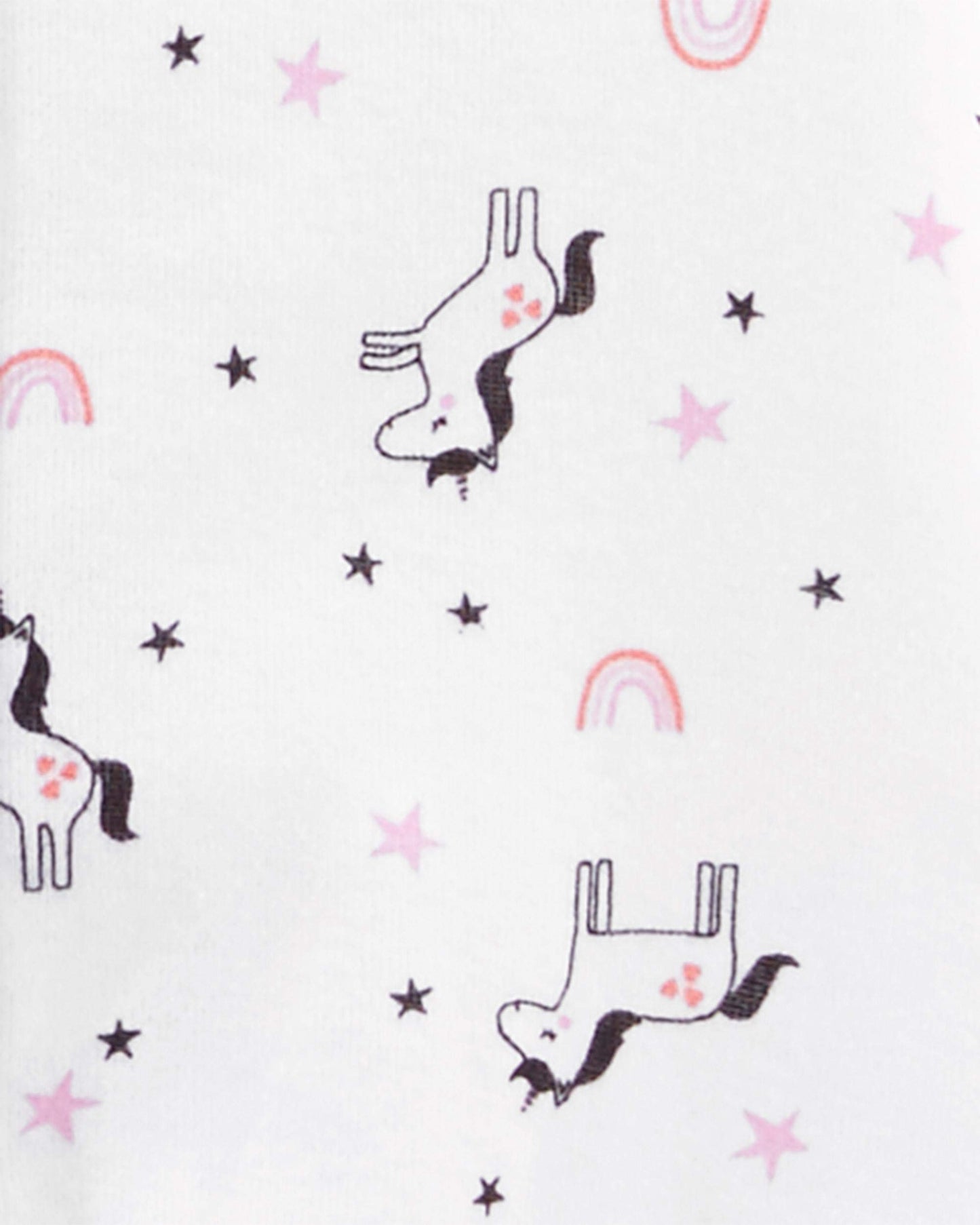 Simple Joys by Carters Baby Girls 3-Pack Snap-up Rompers Pants, owl/Unicorn/kitty, Newborn