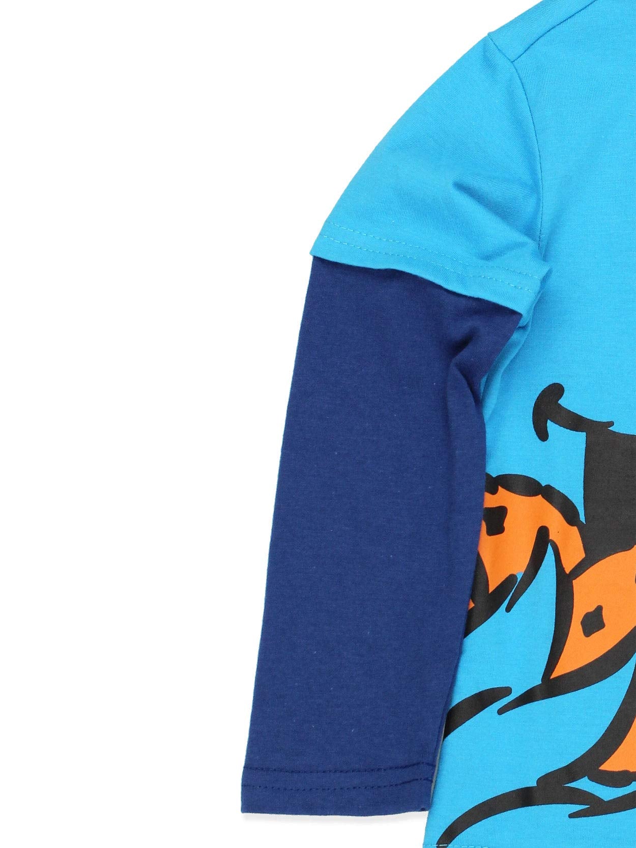 Sesame Street Elmo And Cookie Monster Boys T-Shirt For Infant And Toddlers - Blue Or Red