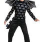 Disguise Minecraft Ender Dragon Costume for Kids, Video Game Inspired Character Outfit, Classic Child Size (4-6),Black