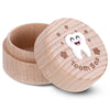 Yqqyg Tooth Fairy Box, 3D Carved Cute Tooth Keepsake Box, Wooden Tooth Holder For Boys Girls Lost Teeth Storage