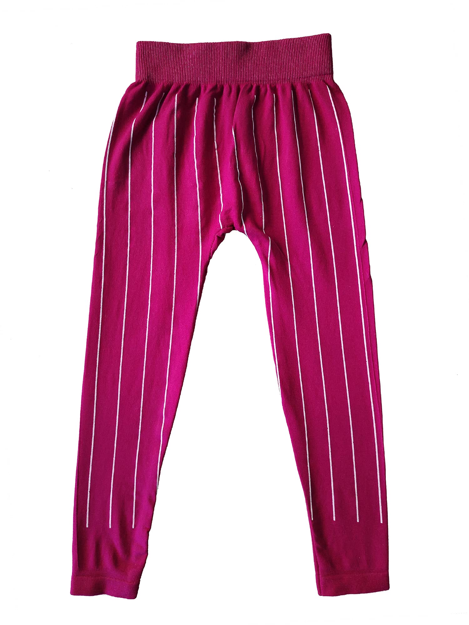 LOVO Girls Lycra Leggings (SLEX0380, Magenta, 89 Years)