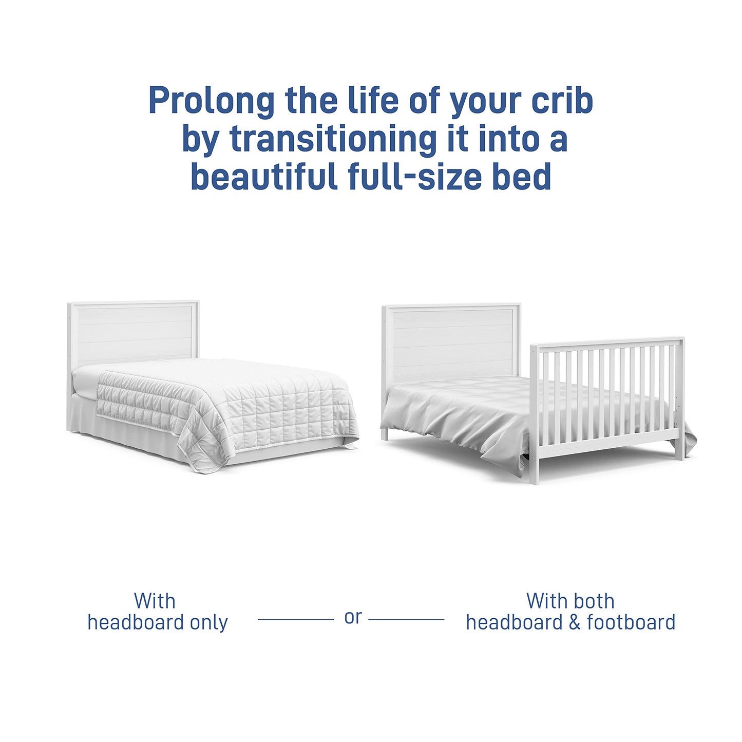 Graco Storkcraft Crib (and Mini Crib) Conversion Kit - Converts All Compatible Storkcraft 4-in-1 and 5-in-1 Convertible Cribs an