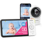 Vtech Rm5764Hd 1080P Smart Wifi Remote Access Baby Monitor, 360 Pan & Tilt, 5' 720P Hd Display, Hd Night Vision, Soothing Sound