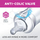 Chicco Duo 100% Silicone Intui-Latch Baby Bottle Nipple With Anti-Colic Valve | Skin-Like Texture And Breast-Like Flow | Stage 2