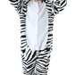 Atoz Onesie For Kids, Animal Pajamas Halloween Cosplay Costume For Girls Boys, Zebra 8-9Y