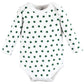 Hudson Baby Unisex Baby Cotton Long-Sleeve Bodysuits Infant And Toddler T Shirt Sets, Cutest Clover, 6-9 Months Us