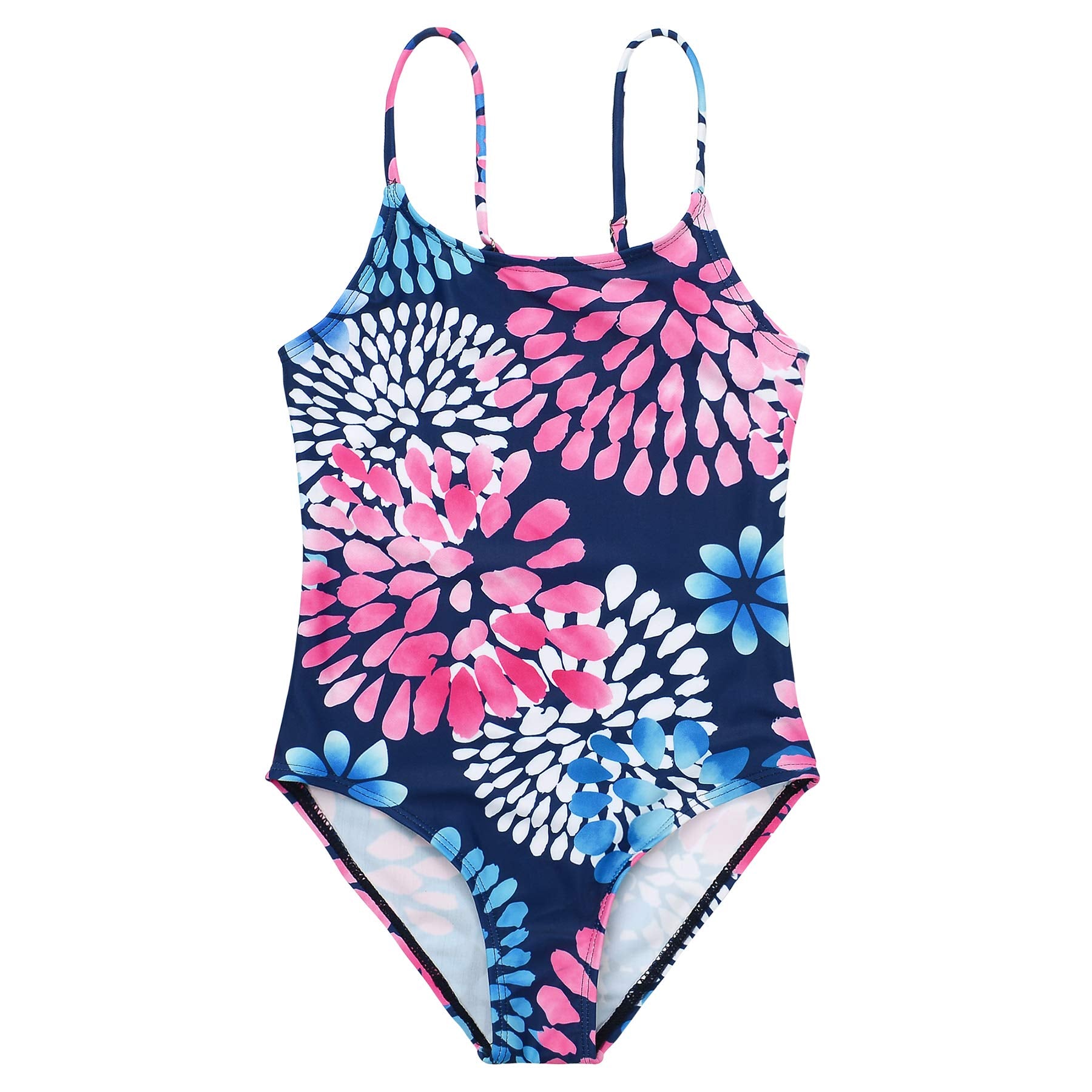 Zando Girls Swimsuits Bathing Suits - Athletic One Piece Swimsuit Beac – Cutebab WBBAPB08W4XG7LF