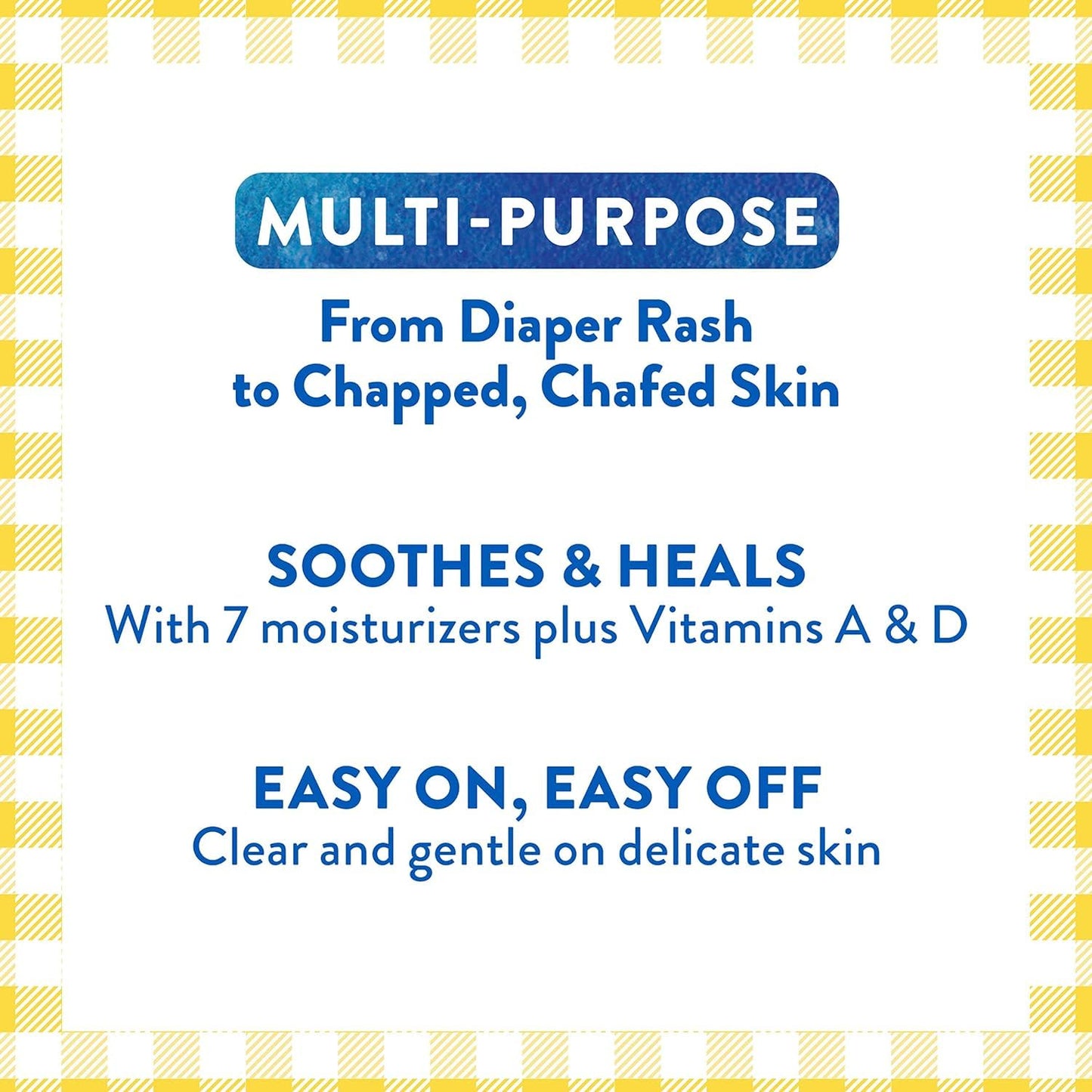 Balmex Multi-Purpose Healing Ointment & Skin Protectant for Diaper Rash and Chafing, with Petrolatum, 7 Moisturizers and Vitamin