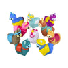 Ten (10) 2 Rubber Bath Toys Animals with Costumes (Llamas in Costume)