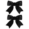 3' Velvet Yellow Ribbon Hair Bows Alligator Clips Cute Assorted Velvet Bow Hair Pins Barrettes For Baby Girls Toddlers School K