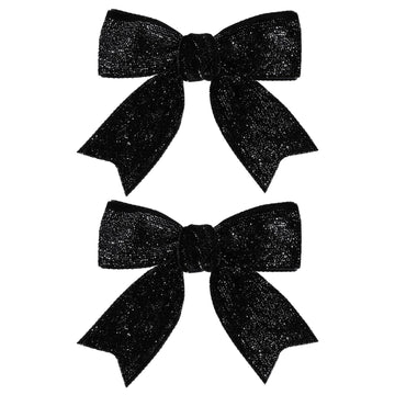 3' Velvet Yellow Ribbon Hair Bows Alligator Clips Cute Assorted Velvet Bow Hair Pins Barrettes For Baby Girls Toddlers School K