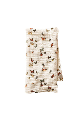 CLEMENTINE KIDS Muslin Infant Swaddles (Butterfly Migration)