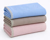 Varniya Lifestyles | 100% Organic Crinkled Muslin Cotton Baby Swaddle  UltraSoft, Hypoallergenic | 120100 cm | Blue,Taupe,Salm