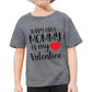 Valentine'S Day Shirts Toddler Boys Valentine T-Shirt Mommy Is My Valentine Tshirt Graphic Tee Tops Gray