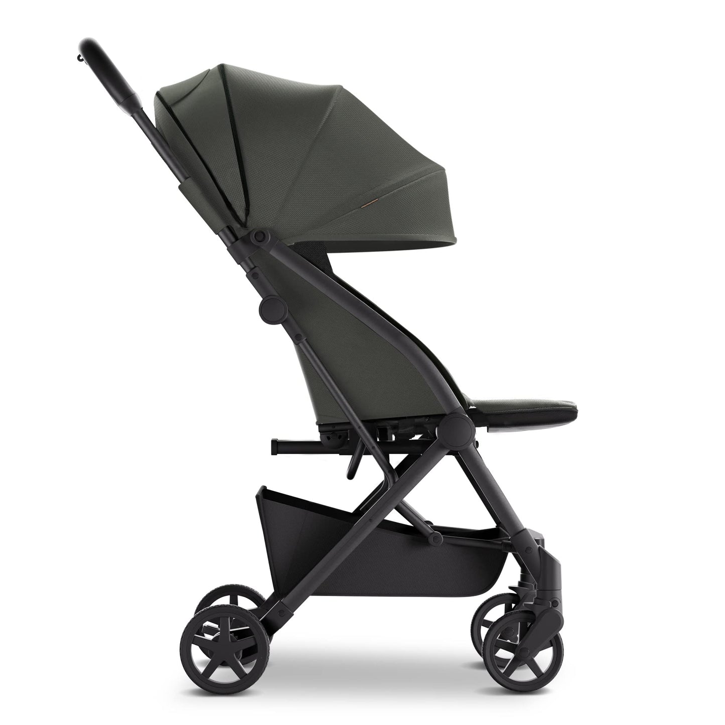Mompush Lithe V2 Lightweight Travel Stroller, Compact Foldable Baby Stroller with Travel Bag, One-Hand Fold Stroller, Snack Tray
