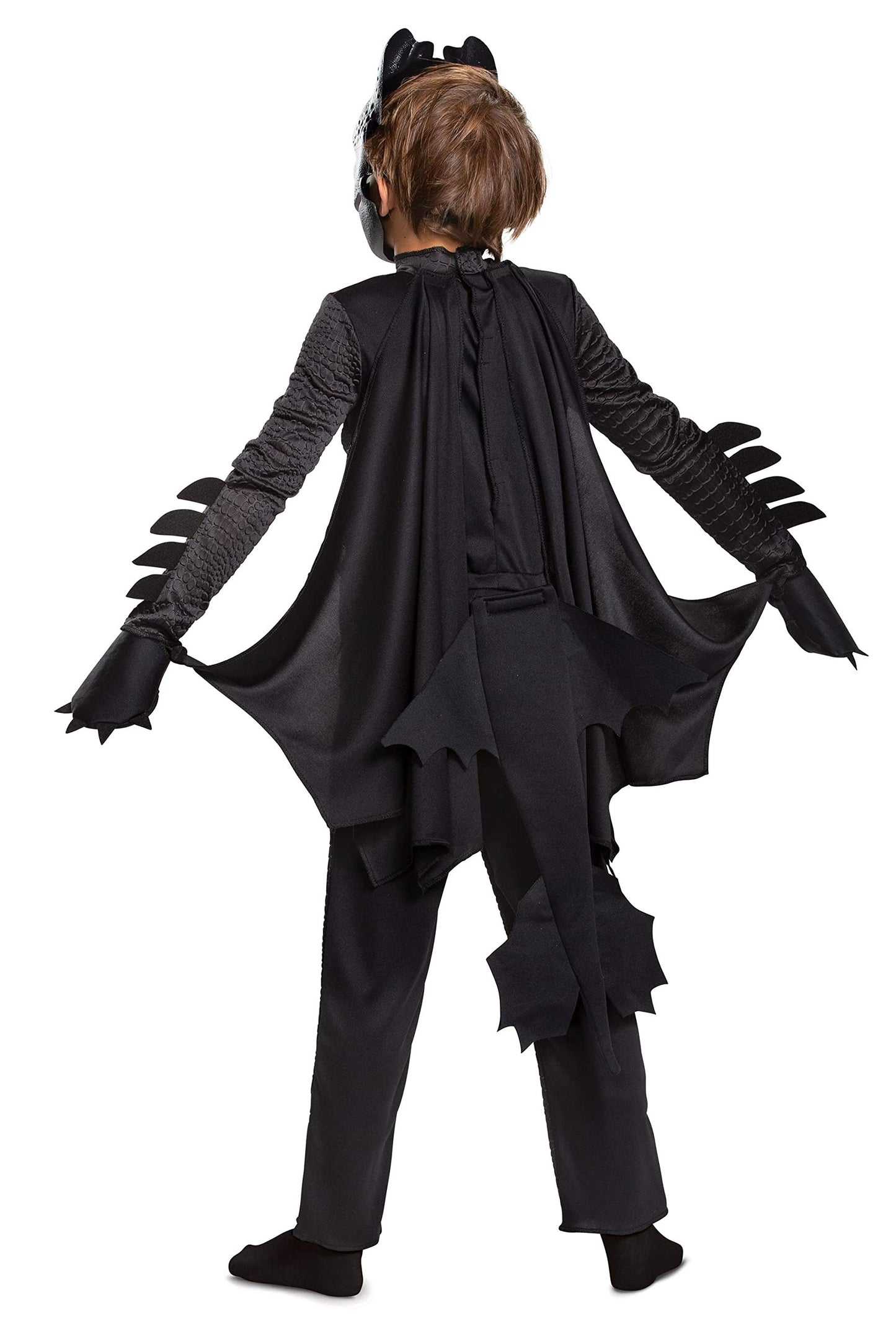 Disguise Toothless Classic How To Train Your Dragon Child Costume, Kids Sizel (3T-4T), Black