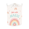 HUUMONSS Rainbow Baby Laundry Basket Large Kids Toy Box Empty Gifts Bag