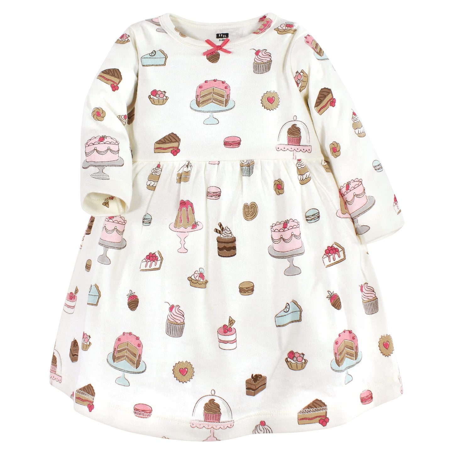 Hudson Baby Infant And Toddler Girl Cotton Dresses, Sweet Bakery, 12-18 Months
