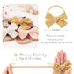 Jollybows 12Pcs Baby Girls Hair Bows Nylon Elastic Headband Hair Accessories For Infants Toddlers Newborn
