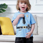 Cosland Toddler Halloween Shirt Baby Boys Police T-Shirt 2T