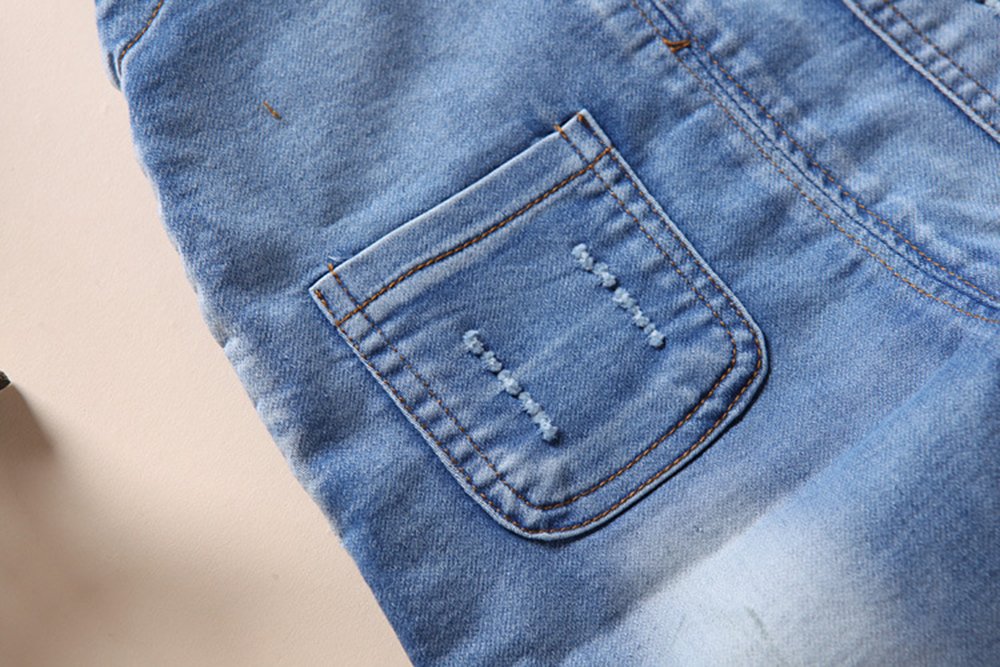 Kidscool Space Baby & Little Boys/Girls Denim Overalls,Jean Workwear,Light Blue,18-24 Months