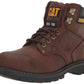 Cat Footwear Mens Second Shift Steel Toe Work Boot, Dark Brown, 7