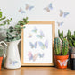 72 Pcs Laser Butterfly Decorations, 3D Butterfly Decoration With 3 Styles 3 Sizes, Removable Butterfly Wall Decor Stickers (Lase