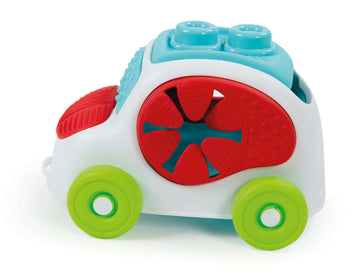 Clementoni 17315 Soft Clemmy Sensory Car for Babies and Toddlers, Ages 6 Months Plus, Multi-Coloured
