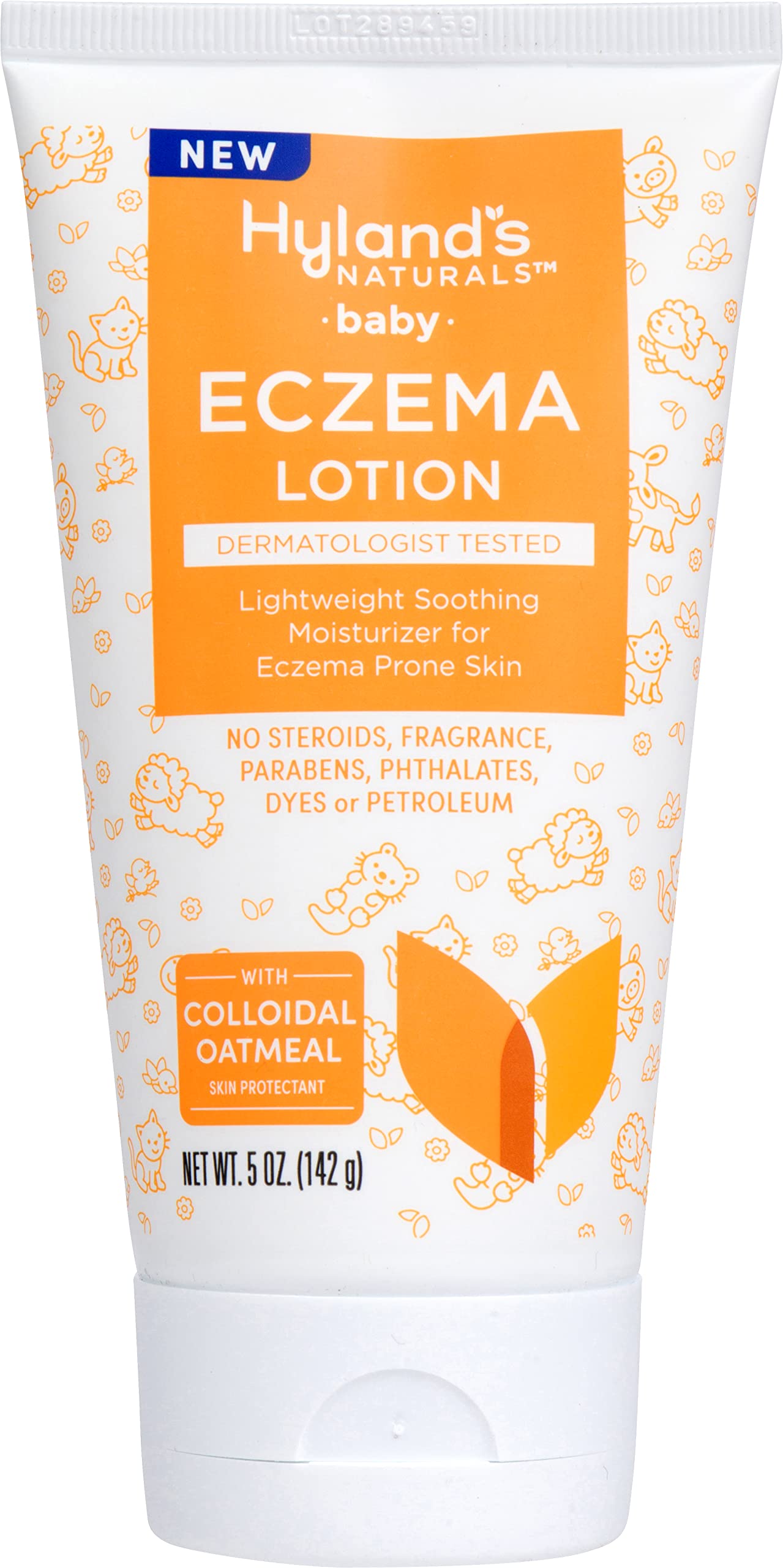 Hylands Baby Eczema Lotion, Lightweight Soothing Moisturizer for Eczema Prone Skin, With Colloidal Oatmeal, 5 ounce