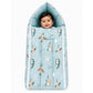 tinybloo 3 in 1 Baby Sleeping Bag for New Born 06 Months | Soft Cotton Carry Nest & Portable Baby Bed | Breathable Foldable Inf