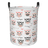 Foruidea Owl Laundry Basket,Laundry Hamper,Collapsible Storage Bin,Oxford Fabric Clothes Baskets,Nursery Hamper For Home,Office,