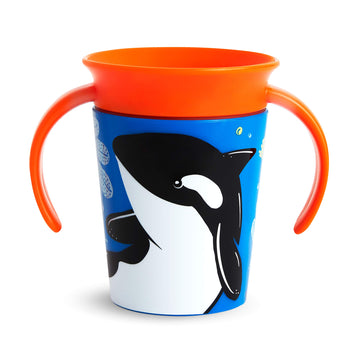 Munchkin Miracle 360 Wildlove Trainer Cup, 6 Oz, Orca
